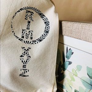 ***SOLD***.             Canvas Drawstring Bag